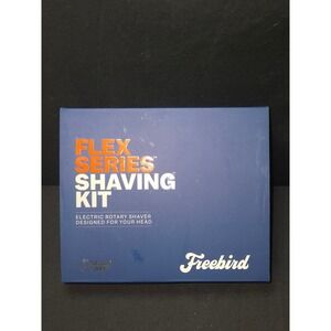 Freebird Flex Series Shaving Kit Electric Rotary Scalp Safe Men with accessories